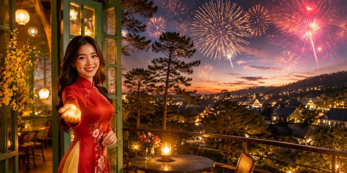 Người chơi Slots Jackpot tại Đà Lạt với ly cà phê buổi sáng