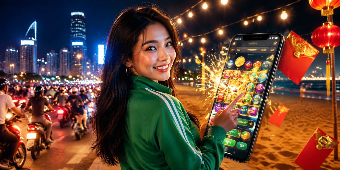 Người dùng Việt Nam sử dụng điện thoại để truy cập nền tảng casino trực tuyến